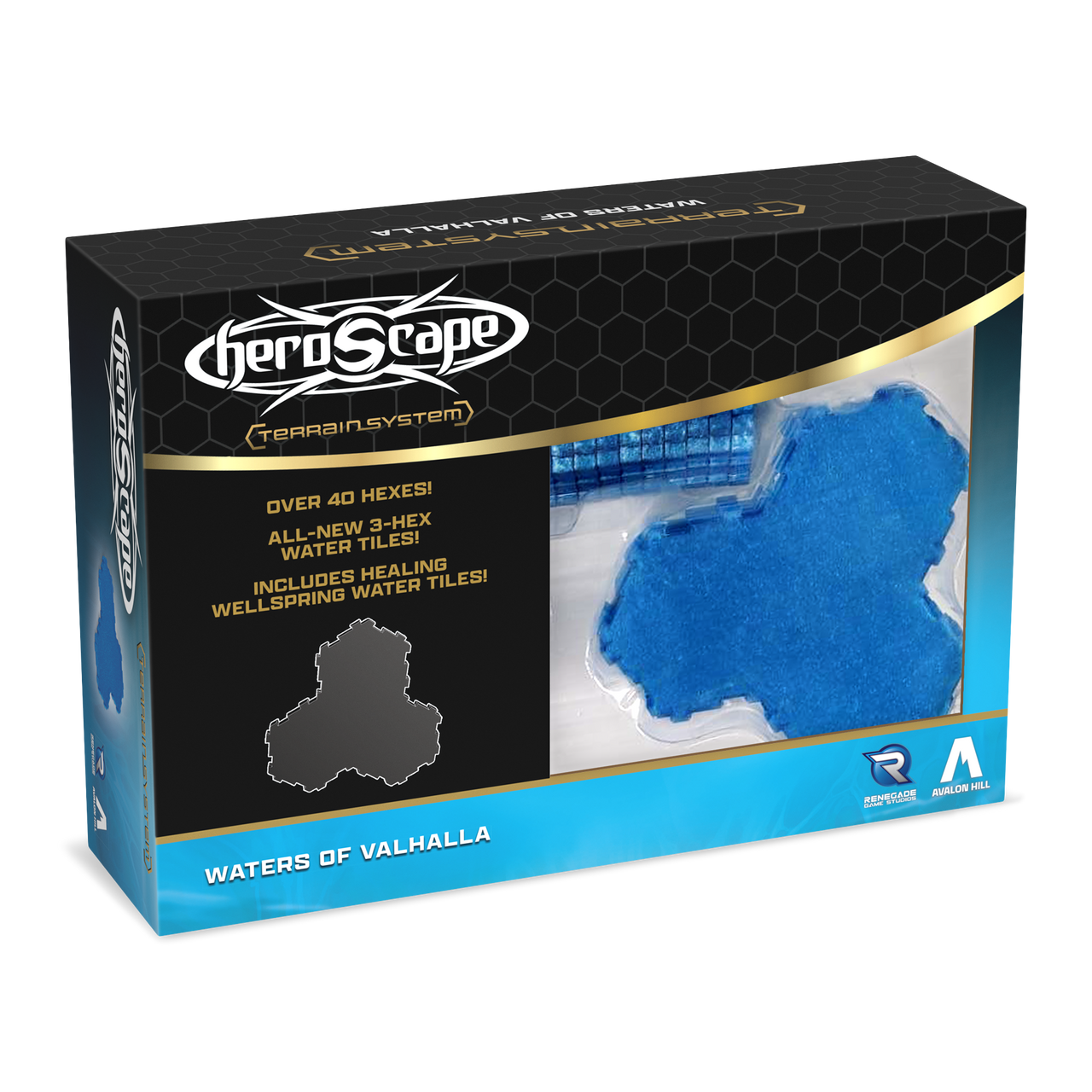 Heroscape: Waters of Valhalla Terrain Expansion Miniatures Renegade Game Studios   