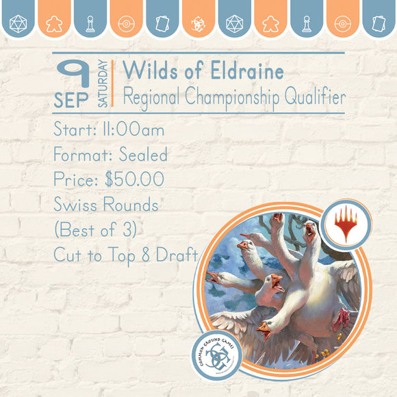MTG: RCQ Round 5 - Wilds of Eldraine Sealed  Common Ground Games   