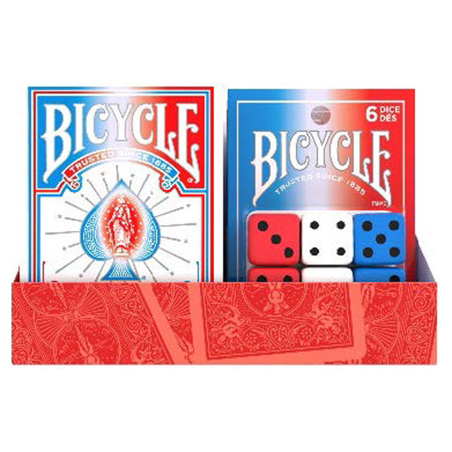 Bicycle: Sparkler Card & 6d6 Dice Board Games Common Ground Games