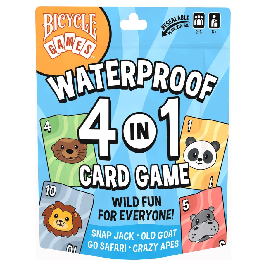 Bicycle: Waterproof 4 in 1 Card Games Board Games Bicycle Bicycle: Waterproof 4 in 1