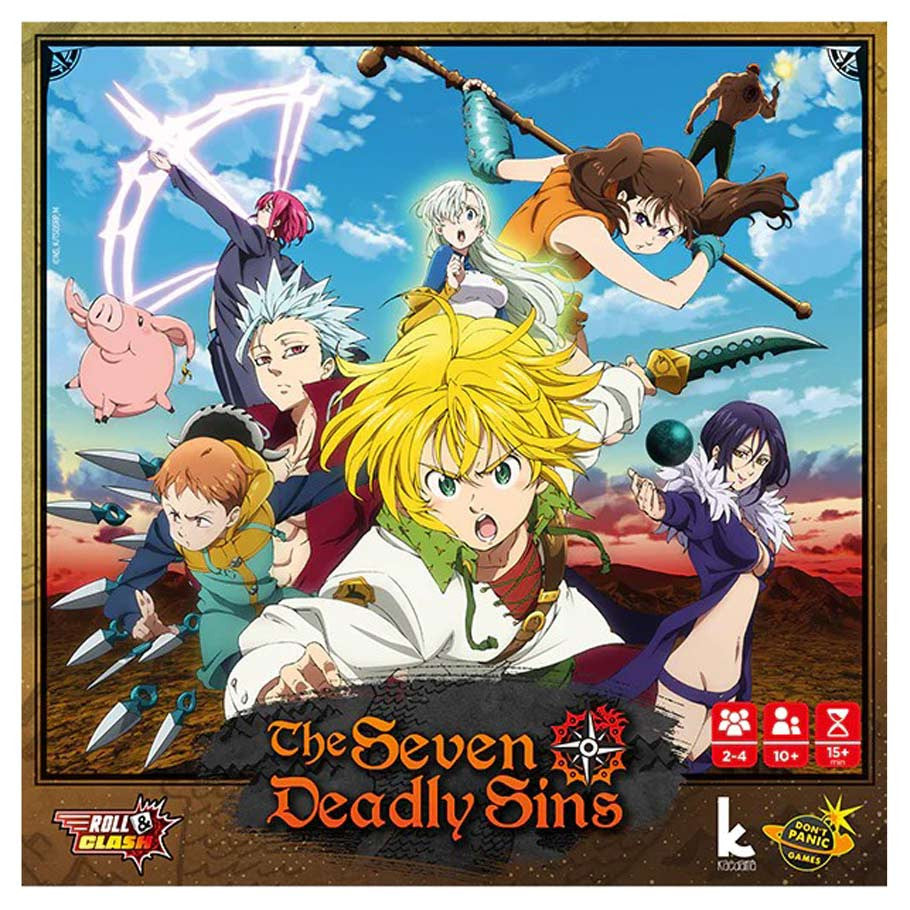 The Seven Deadly Sins: Battle of Discord Board Games Japanime Games The Seven Deadly Sins: Battle of Discord