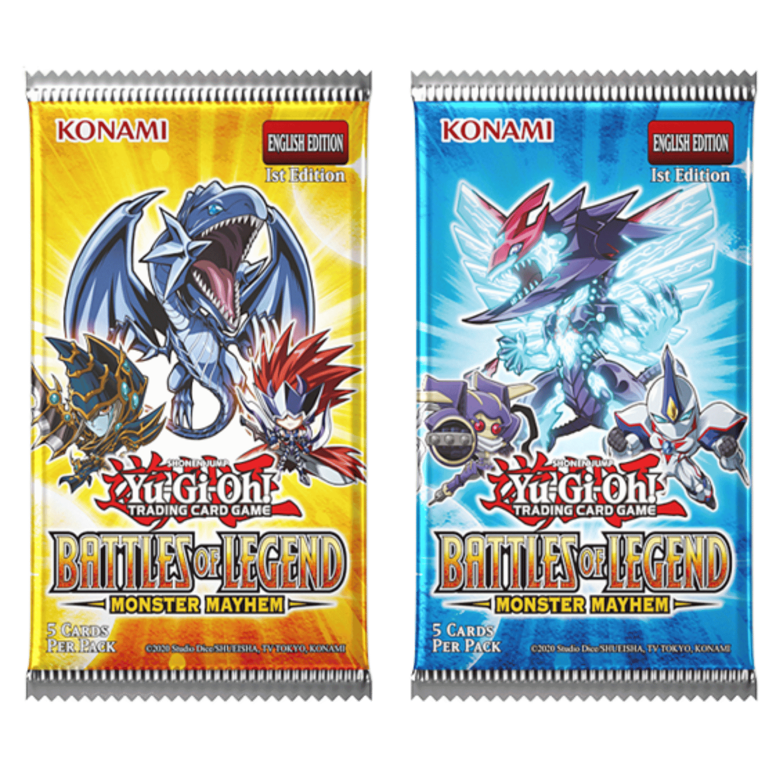 Yu-Gi-Oh! Battles of Legend: Monster Mayhem Boosters (2 options) Trading Card Games Konami YGO Monster Mayhem Booster Pack