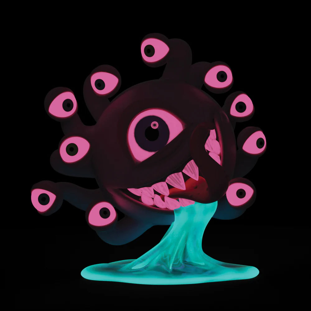 D&D 7" Resin Art Figure - Glow in the Dark Beholder Miniatures Kidrobot