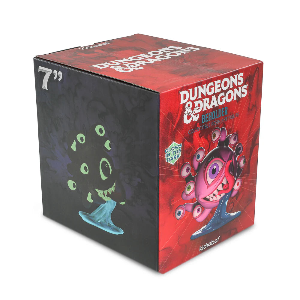 D&D 7" Resin Art Figure - Glow in the Dark Beholder Miniatures Kidrobot