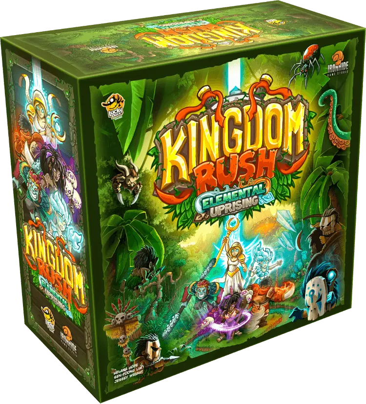 Kingdom Rush: Elemental Uprising + Deluxe Upgrades Board Games Lucky Duck Games   