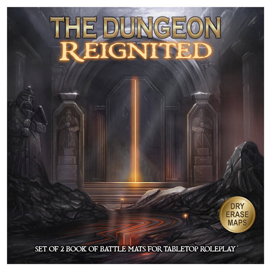 Little Battle Mats: The Dungeon Reignited RPG Maps Loke Battle Mats