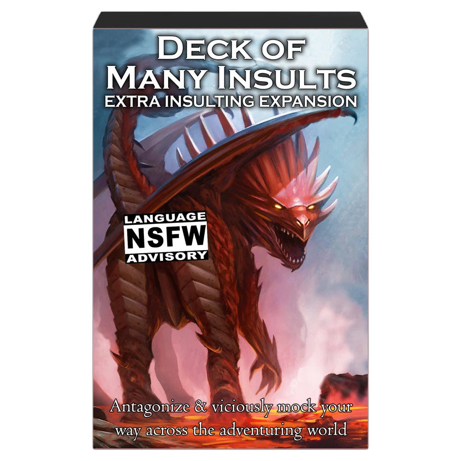 Deck of Many Insults: Extra Insulting Expansion Supplies Loke Battle Mats Deck of Many Insults: Extra Insulting Exp.