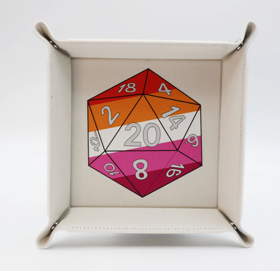 Pride D20 Snap Tray (8 Options) Supplies Foam Brain Games FBG D20 Lesb ST