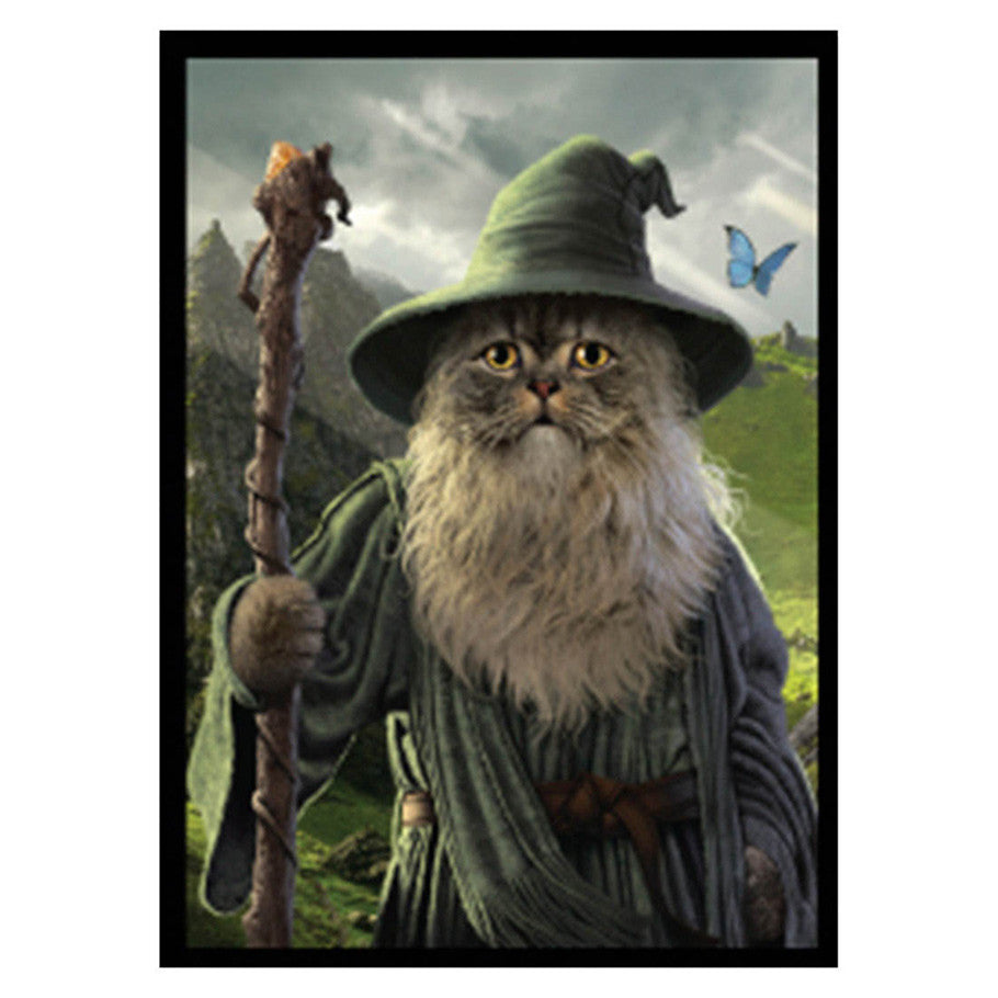 Deck Protector: Double Matte White Core: Movie Cats: Catdalf (50) Board Games Ultra Pro DP Movie Cats: Catdalf