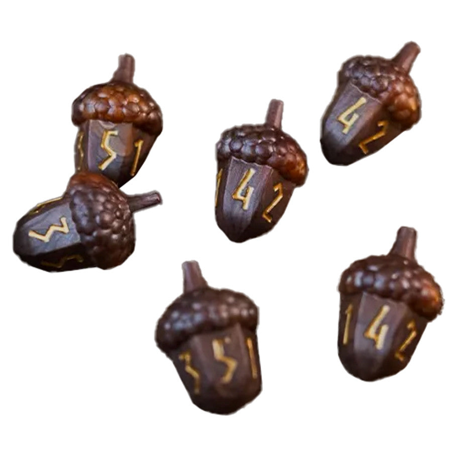 D6: Resin: Legend in the Mist: Acorn Supplies FanRoll by Metallic Dice Games D6: Resin: Legend in the Mist: Acorn