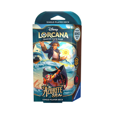 Disney Lorcana TCG: Azurite Sea Starter Decks (2 options) Trading Card Games Ravensburger AZU SD Amber & Ruby