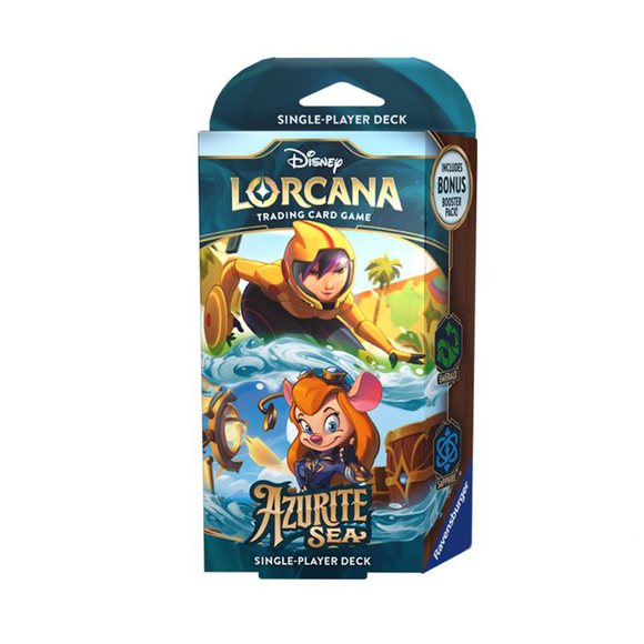 Disney Lorcana TCG: Azurite Sea Starter Decks (2 options) Trading Card Games Ravensburger AZU SD Emerald & Sapphire