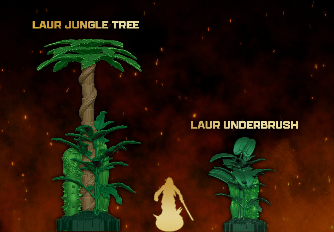 Heroscape: The Grove at Laur’s Edge Terrain Expansion Miniatures Renegade Game Studios   