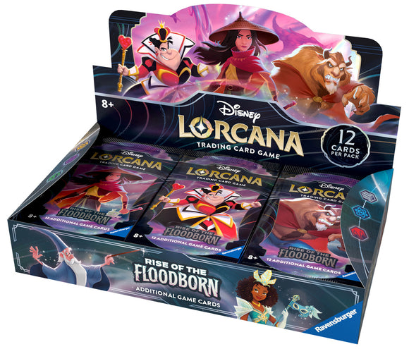Disney Lorcana TCG: Rise of the Floodborn Booster Trading Card Games Ravensburger LOR RFB 24x Booster Box  