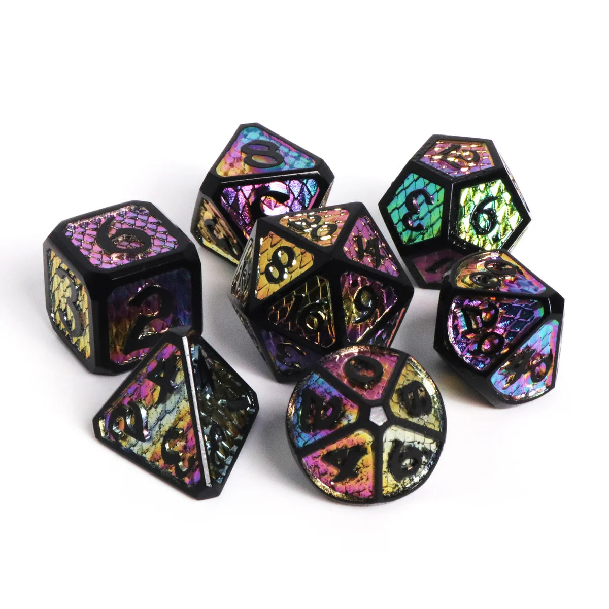 Die Hard Dice 7pc RPG Set - Wildfyre Dice Die Hard Dice 7rpg Wildfyre