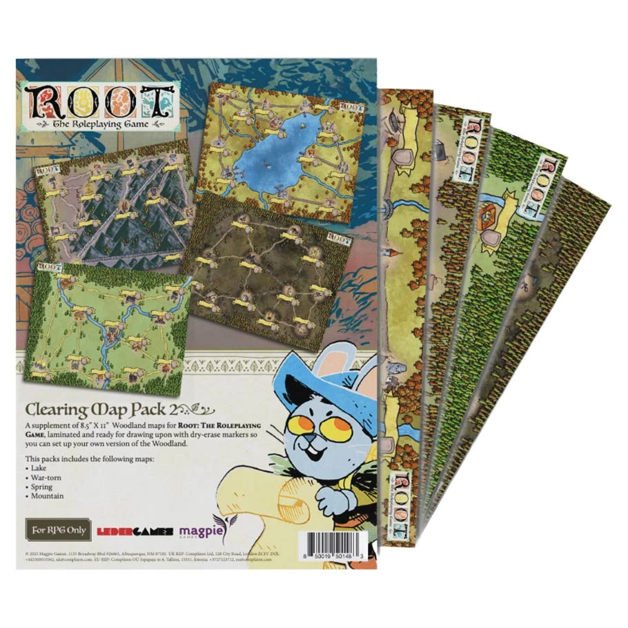 Root RPG: Ruins & Expeditions: Map Pack 2 Role Playing Games Magpie Games Root RPG R&E Map Pack2