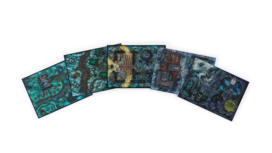 D&D 5E Ravenloft: The Horrors Within - Map Pack Role Playing Games Wizards of the Coast