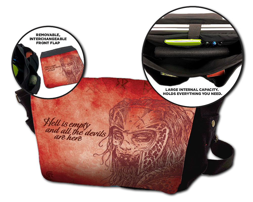 Legion Messenger Bag - Hell Is Empty Clothing & Accessories Legion Supplies   