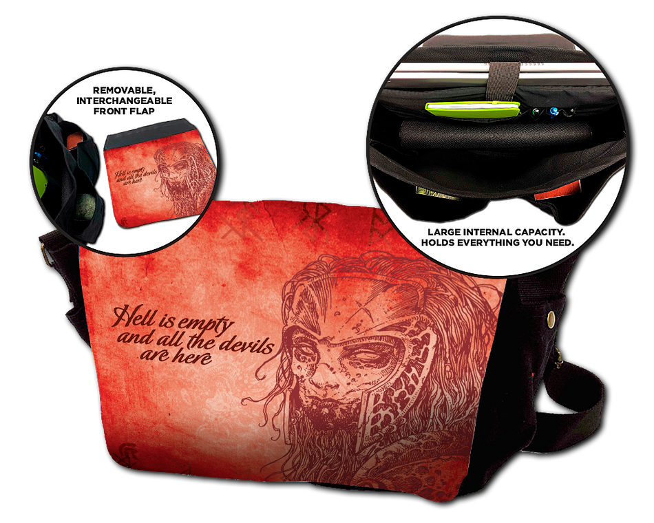 Legion Messenger Bag - Hell Is Empty Clothing & Accessories Legion Supplies   