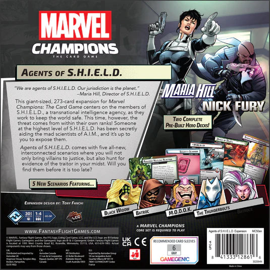 Marvel Champions LCG: Agents of S.H.I.E.L.D. Board Games Fantasy Flight