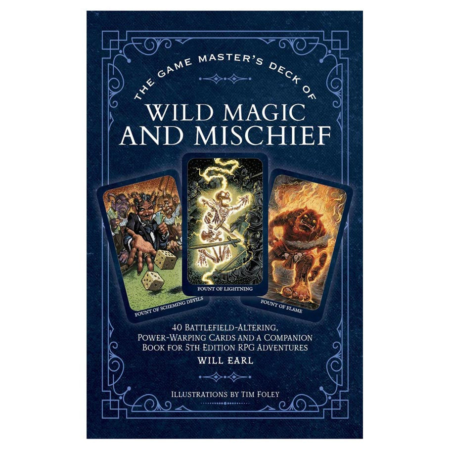 Game Master's Deck of Wild Magic and Mischief Role Playing Games Media Lab GM Handbook DoWM&M