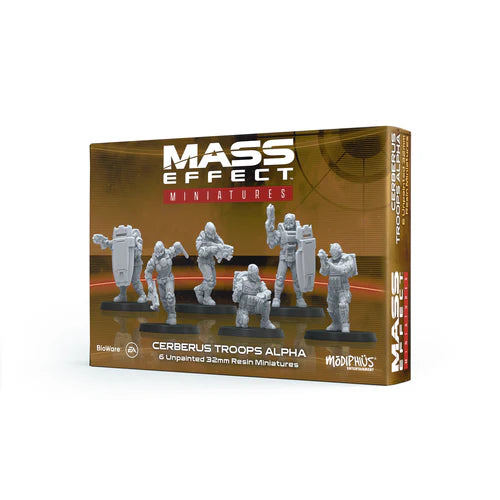 Mass Effect Resin Collectors Miniatures Set - Cerberus Troops Alpha Miniatures Modiphius Entertainment