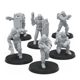 Mass Effect Resin Collectors Miniatures Set - Cerberus Troops Alpha Miniatures Modiphius Entertainment