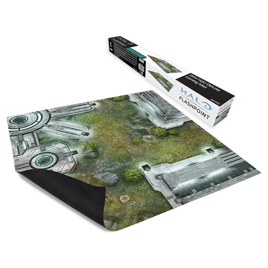 HALO: Flashpoint: Zeta Halo Deluxe Gaming Mat Miniatures Mantic Games HALO: FP: Zeta Halo DLX Gaming Mat
