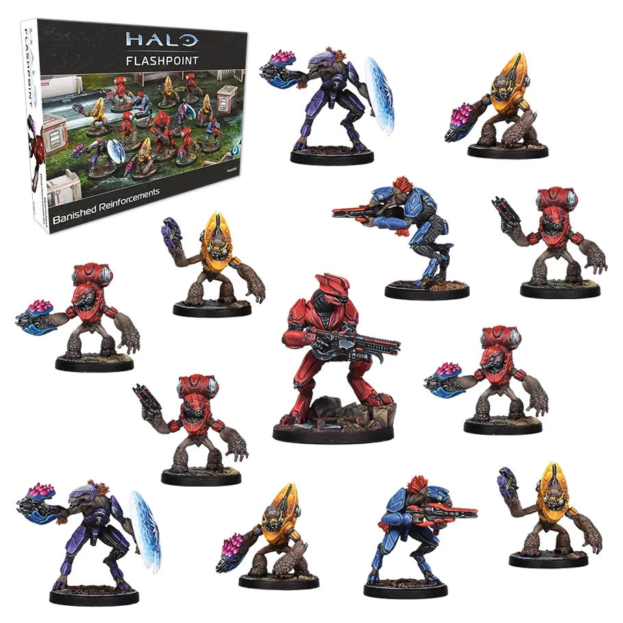 HALO: Flashpoint: Banished Reinforcements Miniatures Mantic Games HALO: FP: Banished Reinforcements