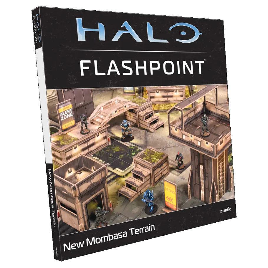 HALO: Flashpoint: New Mombasa Terrain Miniatures Mantic Games Halo FP Mombasa Terrain
