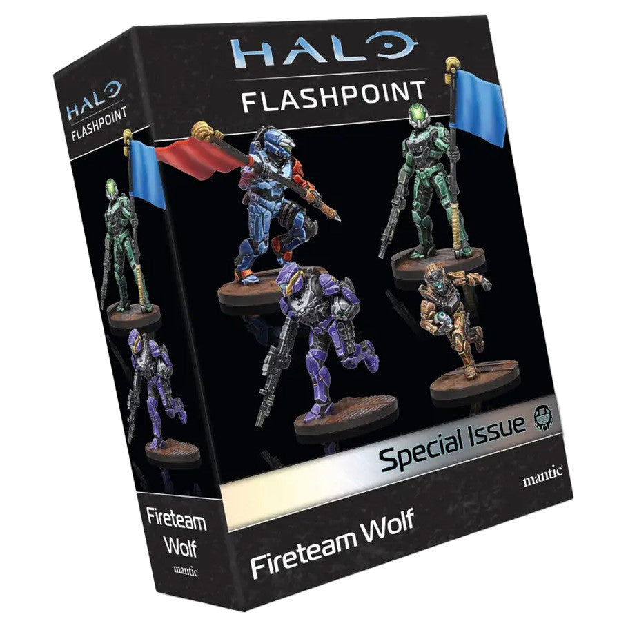HALO: Flashpoint: Fireteam Wolf Miniatures Mantic Games Halo FP Fireteam Wolf