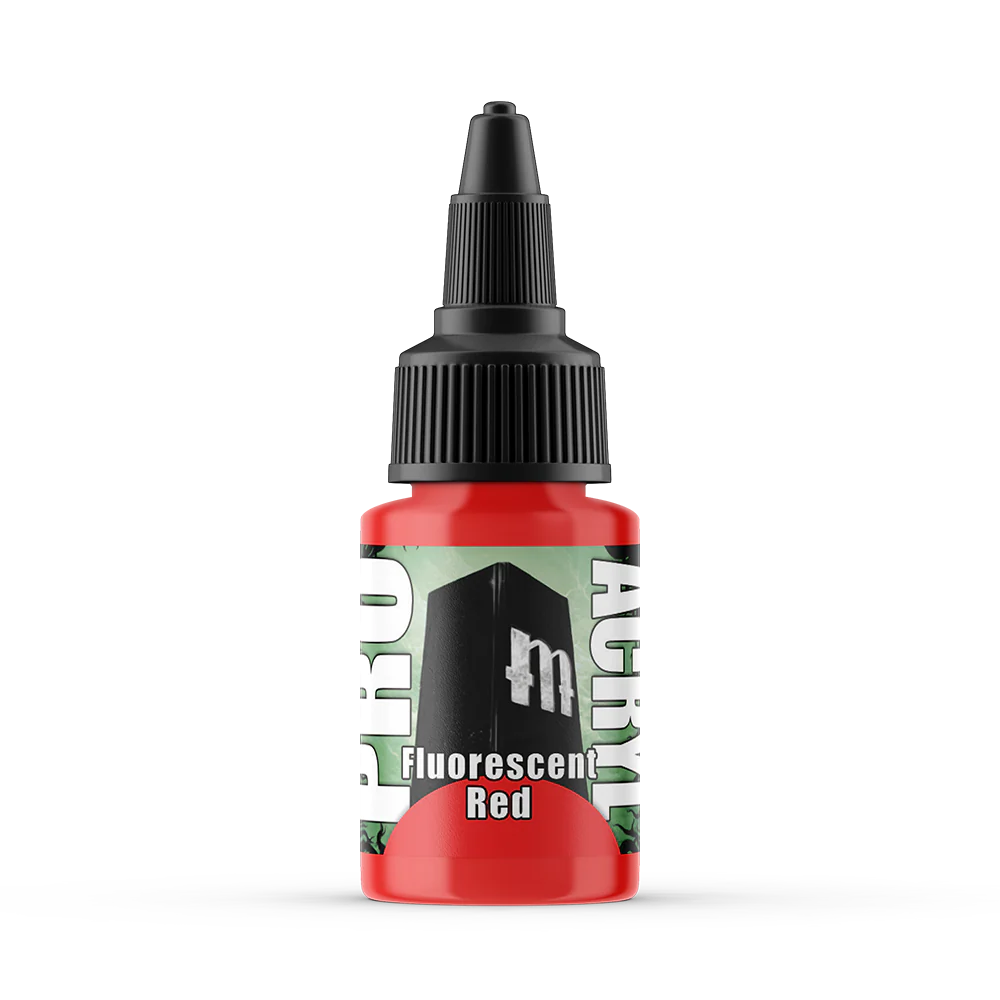 Pro Acryl Fluorescent Red Paints Monument Hobbies   