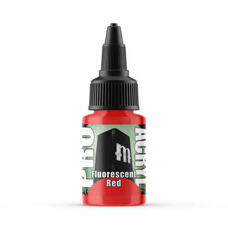 Pro Acryl Fluorescent Red Paints Monument Hobbies   