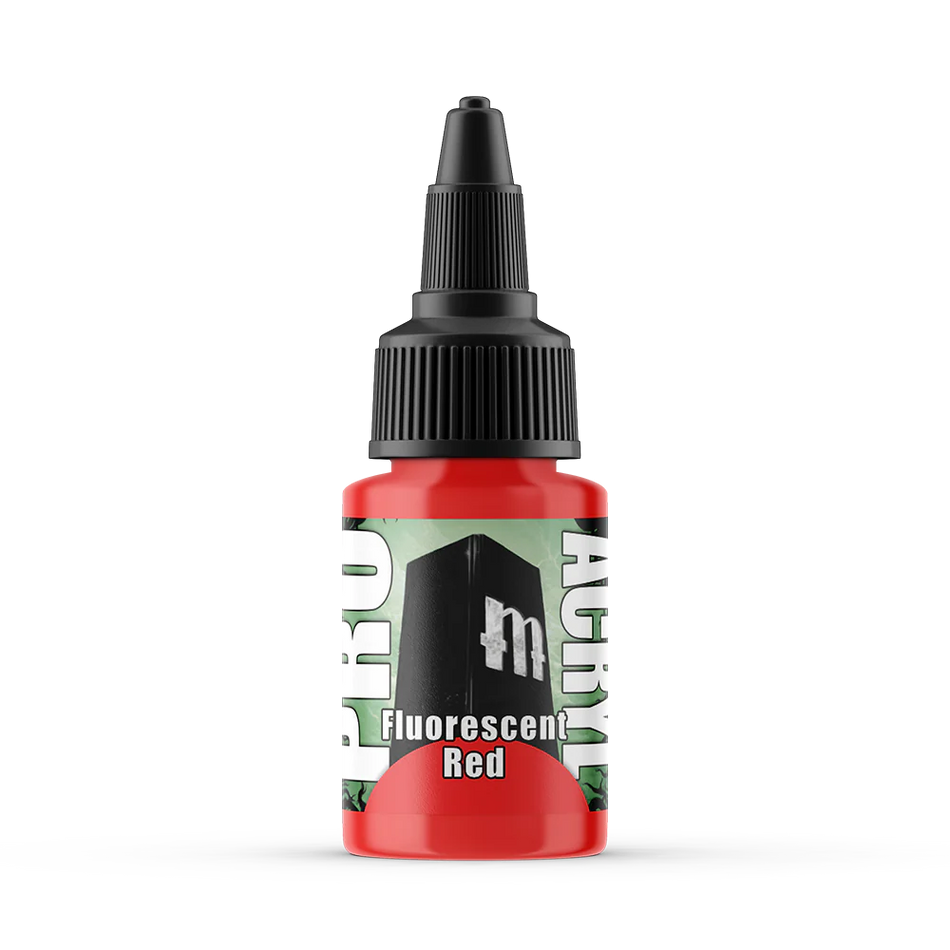 Pro Acryl Fluorescent Red Paints Monument Hobbies   