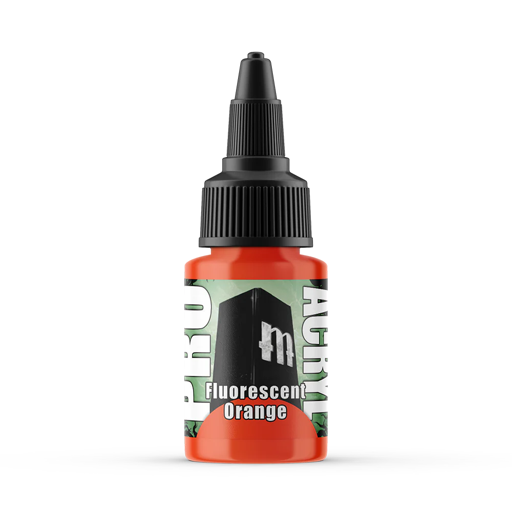 Pro Acryl Fluorescent Orange Paints Monument Hobbies   