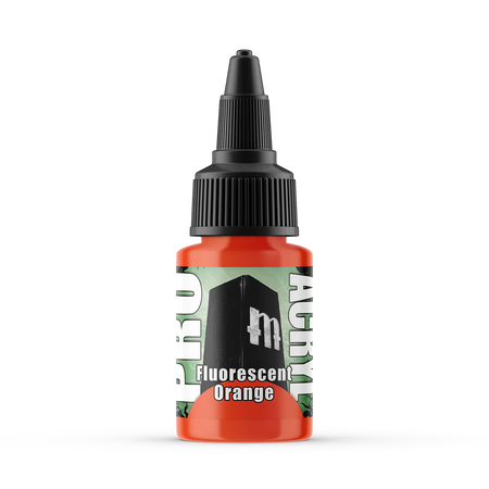 Pro Acryl Fluorescent Orange Paints Monument Hobbies   