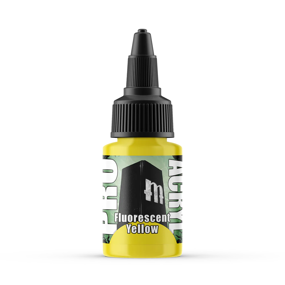 Pro Acryl Fluorescent Yellow Paints Monument Hobbies   