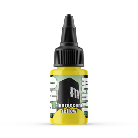 Pro Acryl Fluorescent Yellow Paints Monument Hobbies   