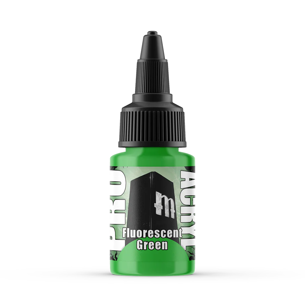 Pro Acryl Fluorescent Green Paints Monument Hobbies   