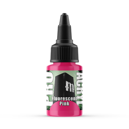 Pro Acryl Fluorescent Pink Paints Monument Hobbies   