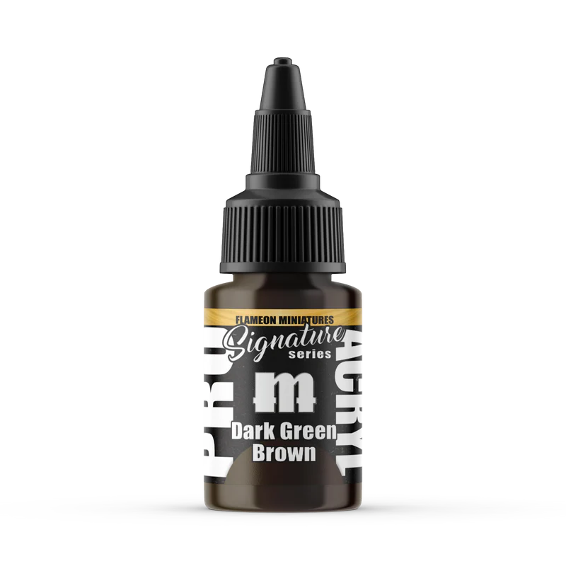 Pro Acryl S25 Flameon Dark Green Brown Paints Monument Hobbies   