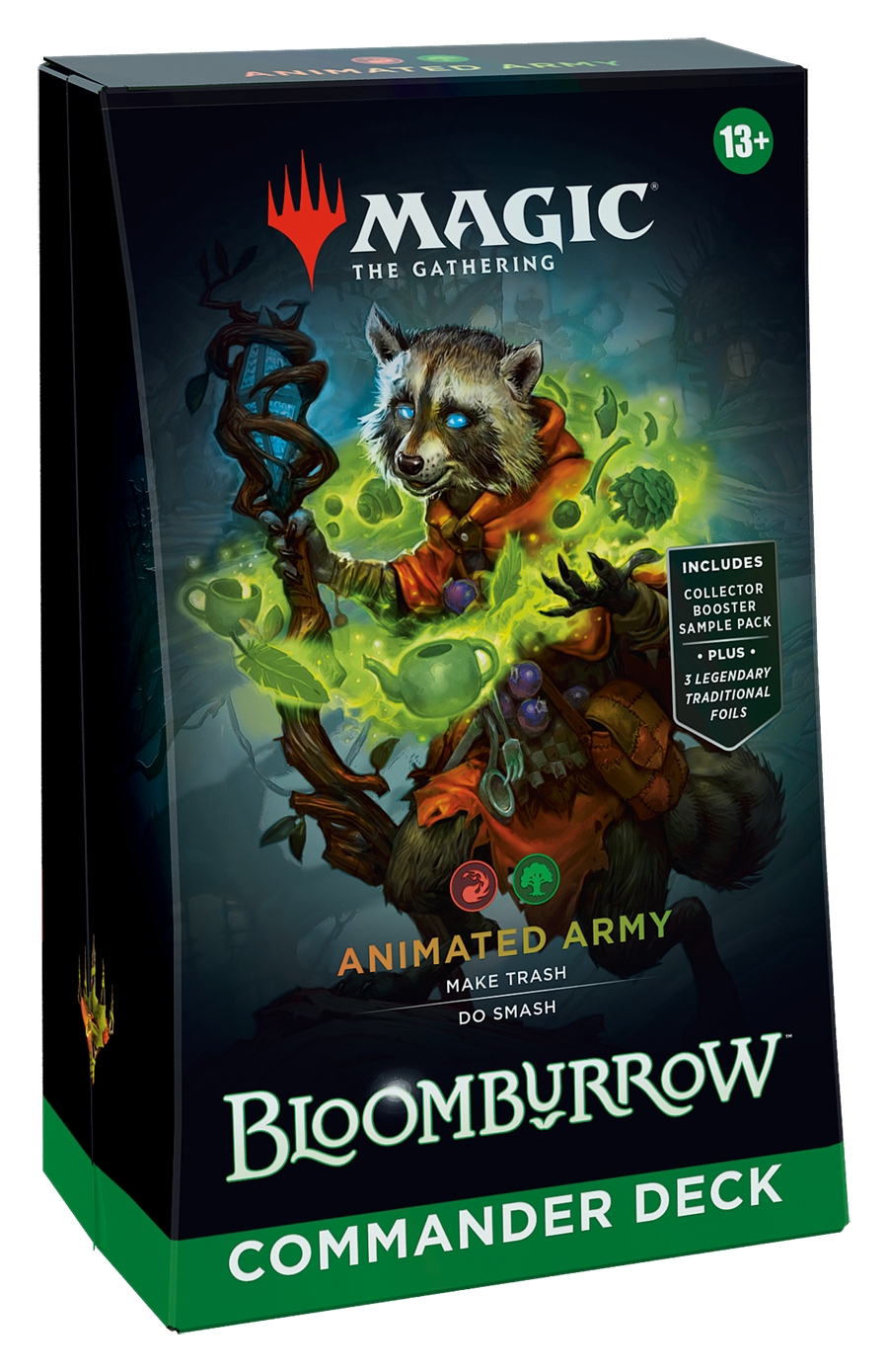 MTG [BLB] Bloomburrow Commander Decks (4 options) Trading Card Games Wizards of the Coast BLC Animated Army (R/G)