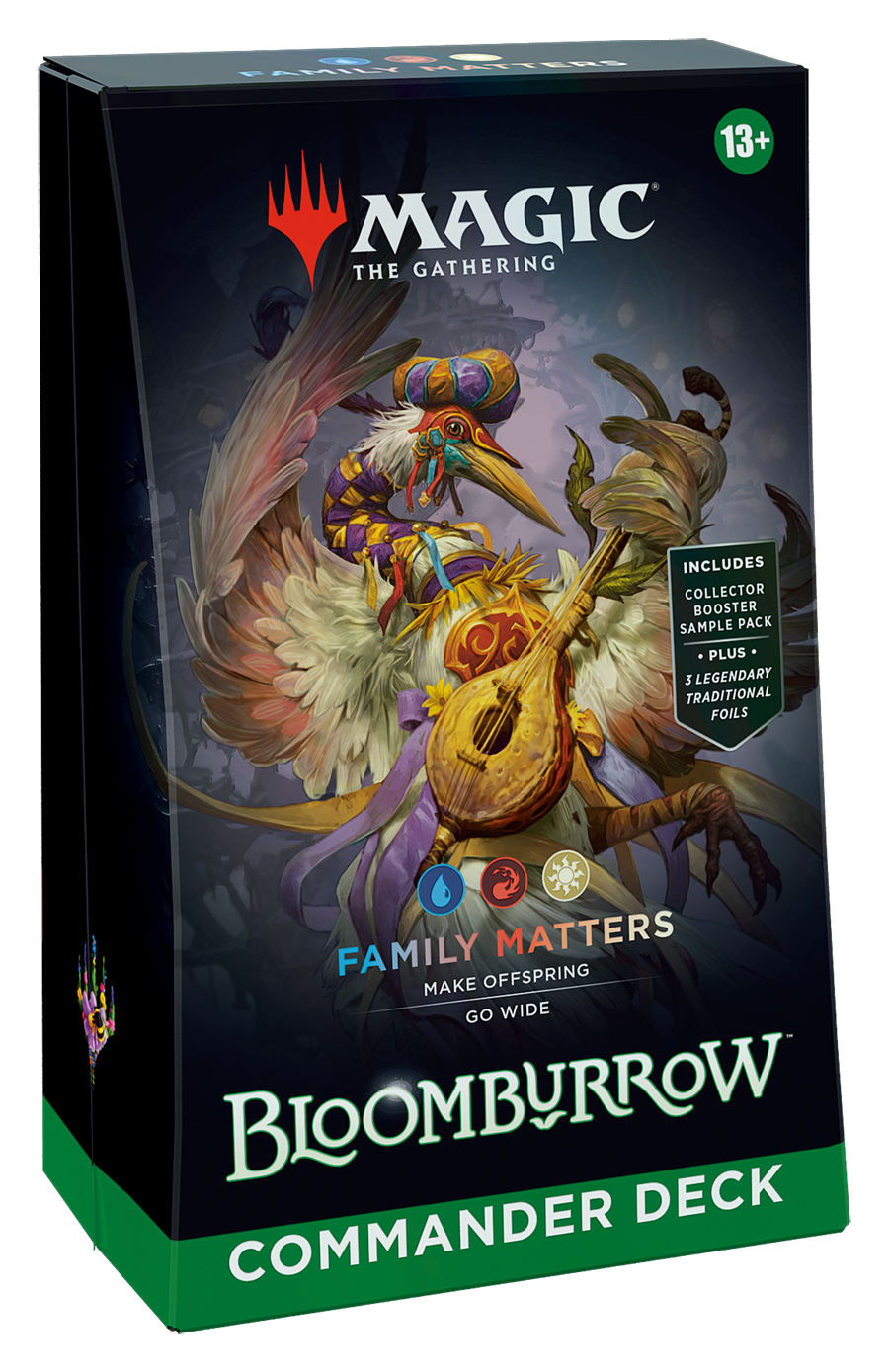 MTG [BLB] Bloomburrow Commander Decks (4 options) Trading Card Games Wizards of the Coast BLC Family Matters (U/R/W)