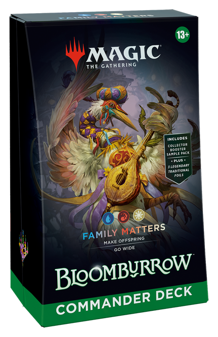 MTG [BLB] Bloomburrow Commander Decks (4 options) Trading Card Games Wizards of the Coast BLC Family Matters (U/R/W)