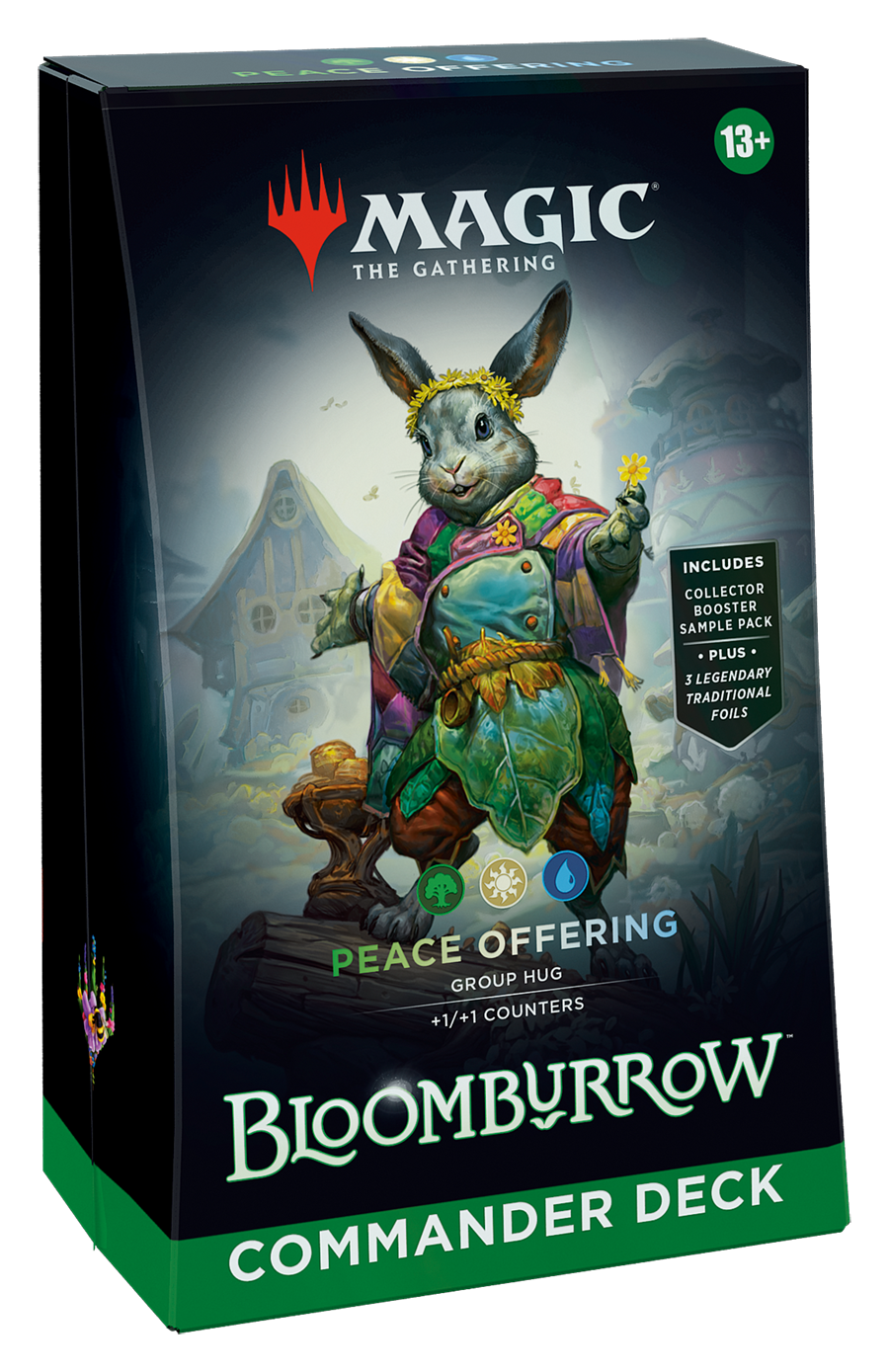 MTG [BLB] Bloomburrow Commander Decks (4 options) Trading Card Games Wizards of the Coast BLC Peace Offering (G/W/U)
