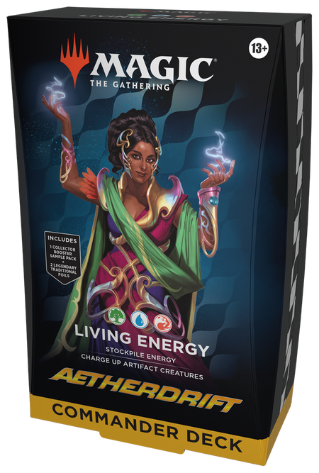 MTG [DFT] Aetherdrift Commander Decks (3 options) Trading Card Games Wizards of the Coast DRC Living Energy (G/U/R)