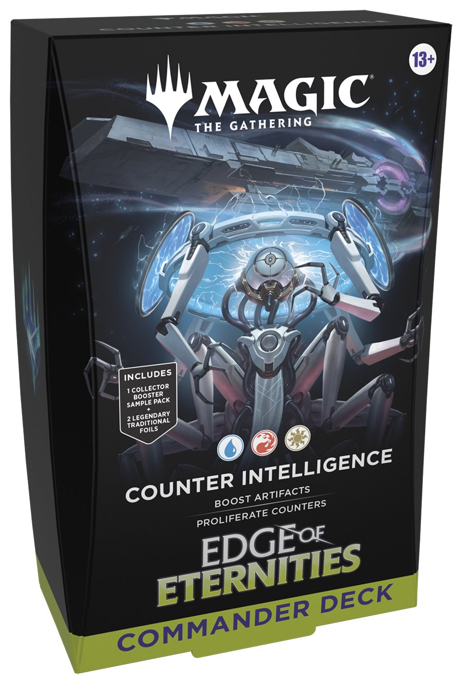MTG [EOE] Edge of Eternities Commander Decks (3 options) Trading Card Games Wizards of the Coast EOE Counter Intelligence (U/R/W)