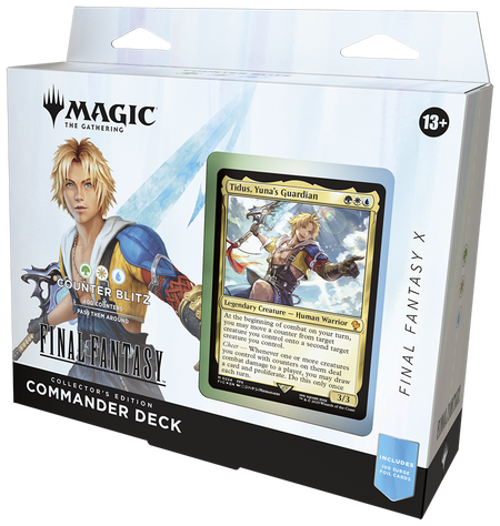 MTG [FIN] Final Fantasy Collector Commander Decks (4 options) Trading Card Games Wizards of the Coast FIC Collector Counter Blitz (Tidus) (G/W/U)