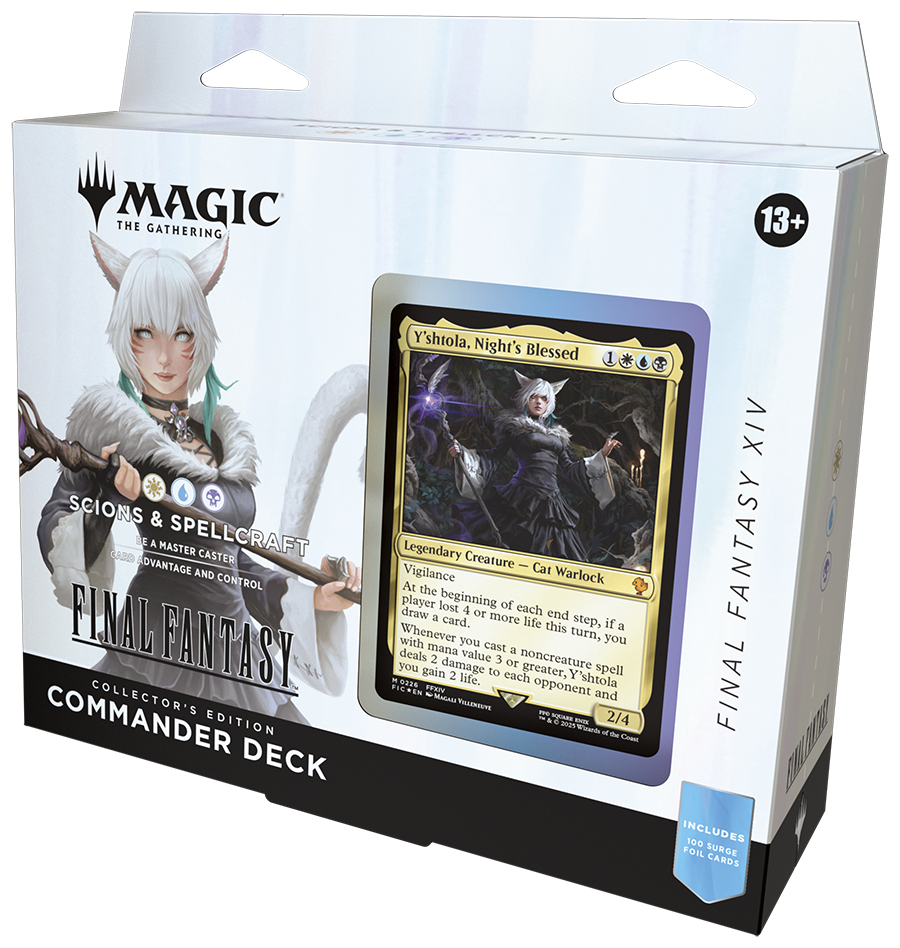 MTG [FIN] Final Fantasy Collector Commander Decks (4 options) Trading Card Games Wizards of the Coast FIC Collector Scions & Spellcraft (Y'shtola) (W/U/B)