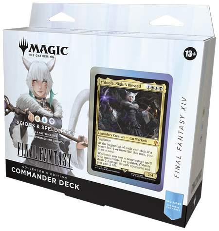 MTG [FIN] Final Fantasy Collector Commander Decks (4 options) Trading Card Games Wizards of the Coast FIC Collector Scions & Spellcraft (Y'shtola) (W/U/B)